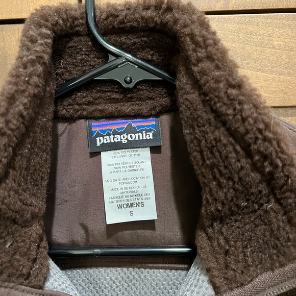 Women’s Patagonia retro pile vest, brown, size small, excellent condition - Picture 2 of 2